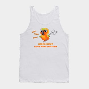 HWS Nerdy Birdy ~ Sun Conure Tank Top